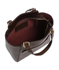 THE BRIDGE LUCREZIA Bolso de piel con bandolera moca con oro - Bolsos Mujer - 5