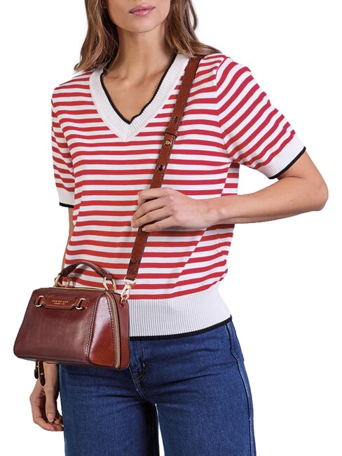 LAURA Minibolso con correa para el hombro BROWN - Bolsos Mujer