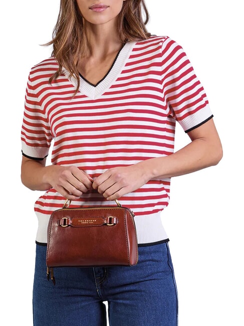 LAURA Minibolso con correa para el hombro BROWN - Bolsos Mujer