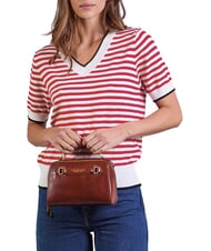 THE BRIDGE LAURA Minibolso con correa para el hombro BROWN - Bolsos Mujer - 7