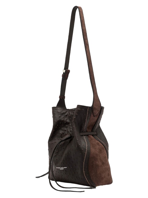 SIENNA Bolso de hombro tipo cubo de piel expresado - Bolsos Mujer