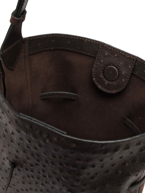 SIENNA Bolso de hombro tipo cubo de piel expresado - Bolsos Mujer