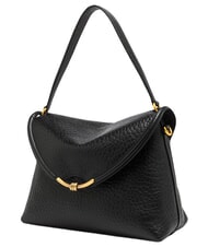 GIANNI CHIARINI BEA Bolso de hombro de piel negro - Bolsos Mujer - 3
