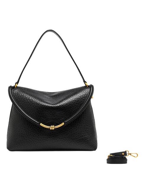 BEA Bolso de hombro de piel negro - Bolsos Mujer
