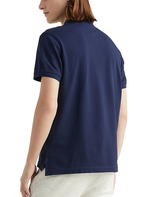 TH Polo de manga corta de corte regular azul marino carbono - camisa polo