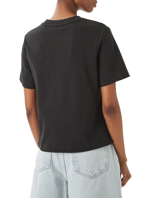 TJ Camiseta de algod&oacute;n regenerado negro - camiseta