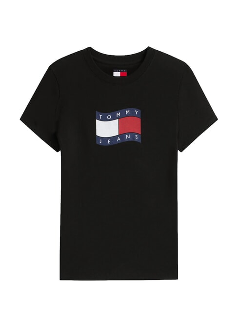 TJ FLAG Camiseta de algod&oacute;n negro - camiseta