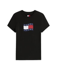 TOMMY HILFIGER TJ FLAG Camiseta de algod&oacute;n negro - camiseta - 3
