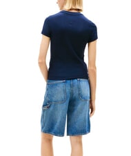 TOMMY HILFIGER TJ FLAG Camiseta de algod&oacute;n azul marino noche oscura - camiseta - 2