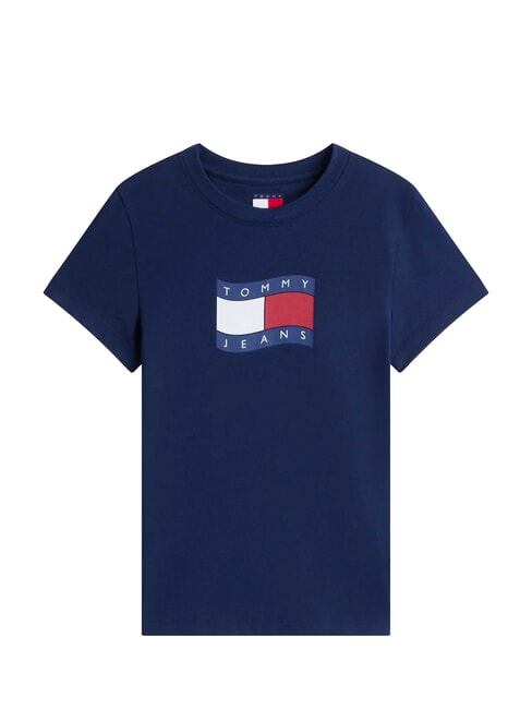TJ FLAG Camiseta de algod&oacute;n azul marino noche oscura - camiseta