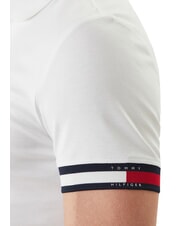 TOMMY HILFIGER TH Polo de algod&oacute;n blanco - camisa polo - 3