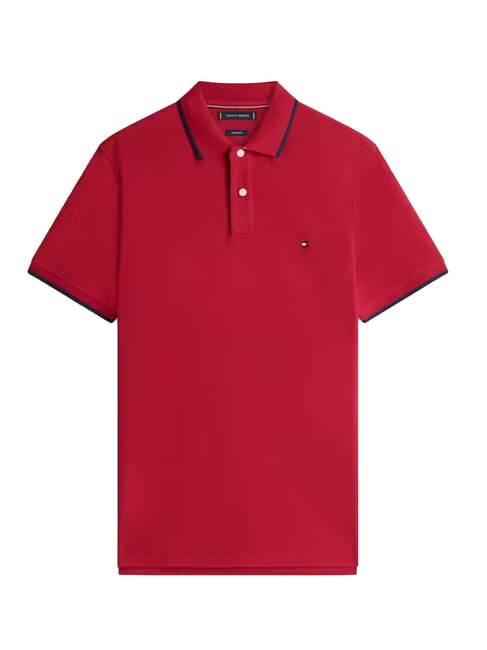 TH Polo de algod&oacute;n regenerado regata roja - camisa polo