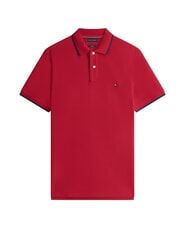 TOMMY HILFIGER TH Polo de algod&oacute;n regenerado regata roja - camisa polo - 3