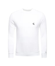 CALVIN KLEIN CKJ Sudadera de cuello redondo blanco brillante - Sudaderas - 3