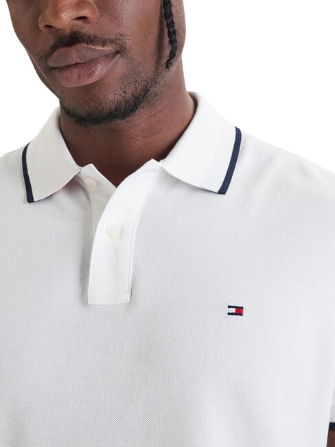 TH Polo de algod&oacute;n regenerado blanco - camisa polo