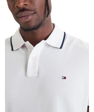 TOMMY HILFIGER TH Polo de algod&oacute;n regenerado blanco - camisa polo - 3