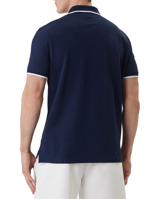 TH Polo de algod&oacute;n regenerado azul marino carbono - camisa polo