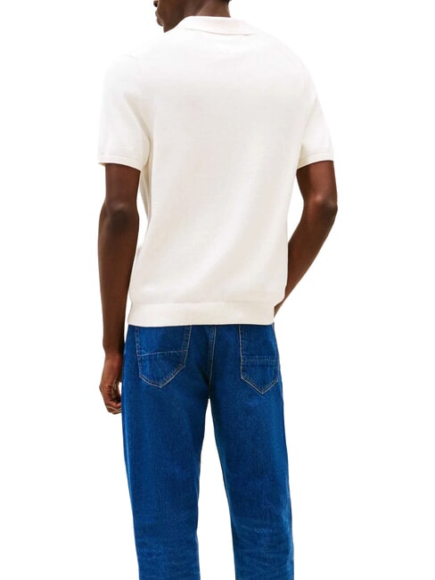 TH Camisa polo de manga corta p&eacute;talo de marfil - camisa polo