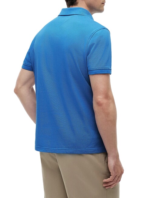 TH Polo de manga corta de corte regular &oacute;rbita azul - camisa polo