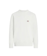 CALVIN KLEIN CKJ Sudadera de cuello redondo blanco brillante - Sudaderas - 3