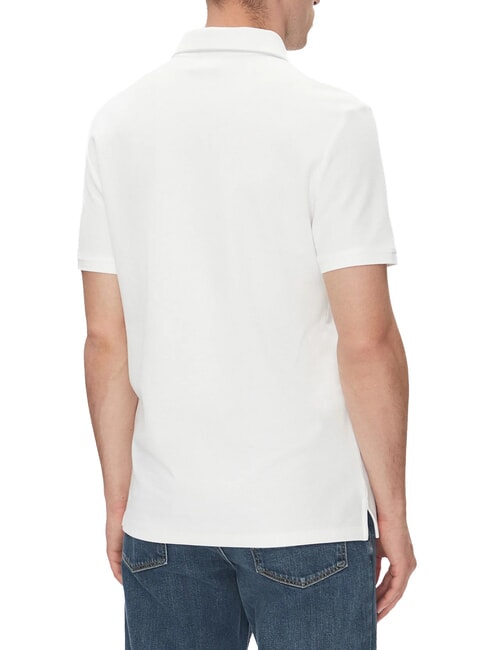 CKJ Polo de algod&oacute;n blanco brillante - camisa polo