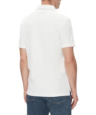 CALVIN KLEIN CKJ Polo de algod&oacute;n blanco brillante - camisa polo - 2