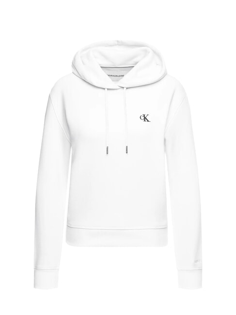 CKJ Sudadera blanco brillante - Sudaderas de mujer