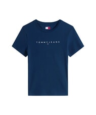 TOMMY HILFIGER SCRIPT LOGO Camiseta de manga corta azul marino noche oscura 1 - camiseta - 3