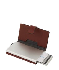 PIQUADRO BLACK SQUARE Tarjetero de piel - Carteras Hombre