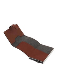 PIQUADRO BLACK SQUARE Tarjetero de piel CUERO - Carteras Hombre - 3