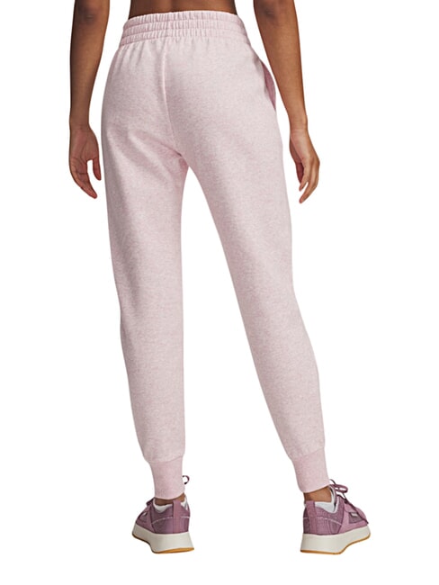 RIVAL FLEECE Pantalones de ch&aacute;ndal jaspeado rosa claro de primera calidad - Pantalones de mujer