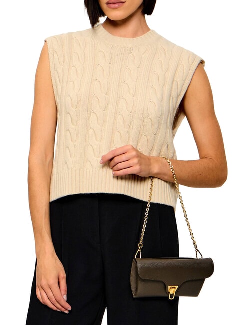 DOUBLE BEAT Compradora con bolso de mano lodo - Bolsos Mujer