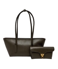 COCCINELLE DOUBLE BEAT Compradora con bolso de mano lodo - Bolsos Mujer - 4