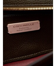 COCCINELLE DOUBLE BEAT Compradora con bolso de mano lodo - Bolsos Mujer - 6