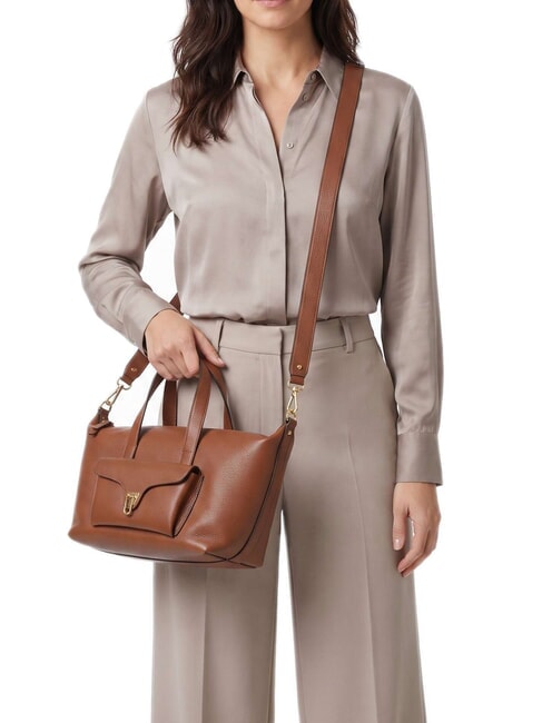 BEAT GENERATION Bolso de mano con correa para el hombro. co&ntilde;ac - Bolsos Mujer
