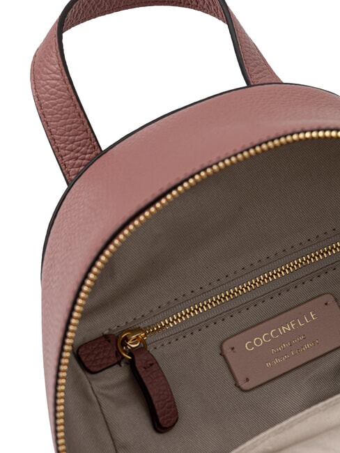 BEAT GENERATION Mochila de cuero rosa de invierno - Bolsos Mujer