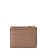 FURLA CAMELIA Tarjetero plano de cuero caramelo - Carteras Mujer - 2