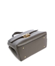 COCCINELLE ARLETTIS Bolso de mano de piel martillada lodo - Bolsos Mujer - 4