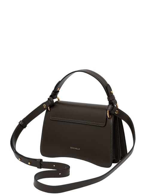 C-ME CALF Bolso de mano con correa para el hombro. lodo - Bolsos Mujer