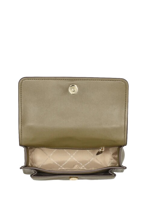 CLAIRE Bolso bandolera de piel loden - Bolsos Mujer
