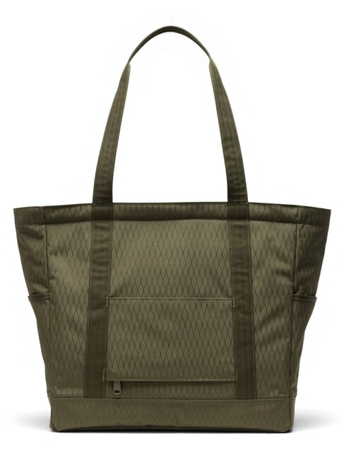 HERITAGE  Comprador de hombro diamante verde hiedra - Bolsos Mujer