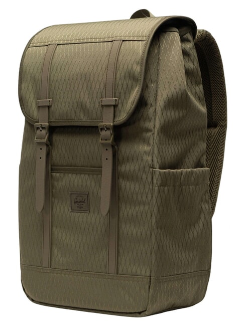 RETREAT Mochila diamante verde hiedra - Mochilas Escuela & Tiempo Libre
