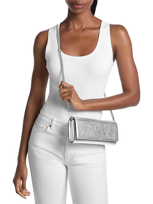 JET SET Bolso de hombro plata - Bolsos Mujer