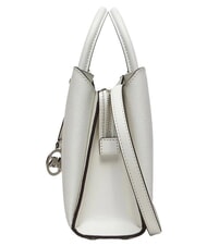 MICHAEL KORS RUTHI Bolso de mano con correa para el hombro, de piel. blanco - Bolsos Mujer - 5