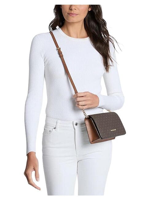 JET SET Bolso de hombro marr&oacute;n - Bolsos Mujer