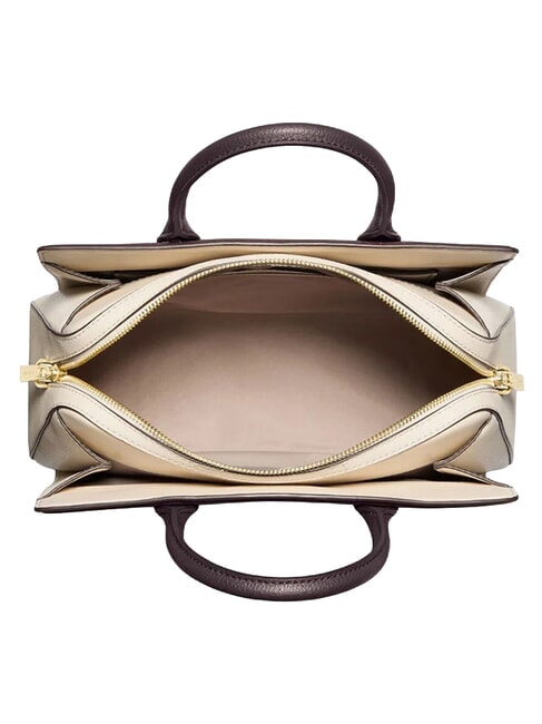 LAILA Bolso de mano con correa para el hombro, de piel. marr&oacute;n - Bolsos Mujer