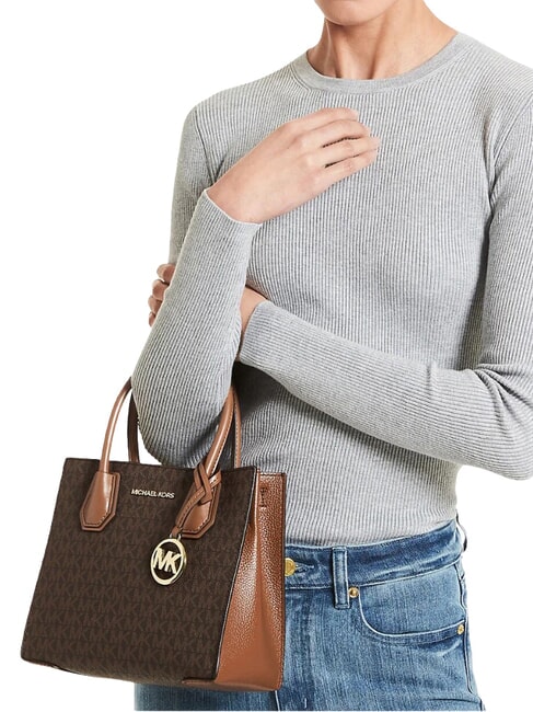 MERCER Bolso bandolera con correa para el hombro marr&oacute;n - Bolsos Mujer