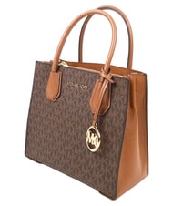 MICHAEL KORS MERCER Bolso bandolera con correa para el hombro marr&oacute;n - Bolsos Mujer - 3