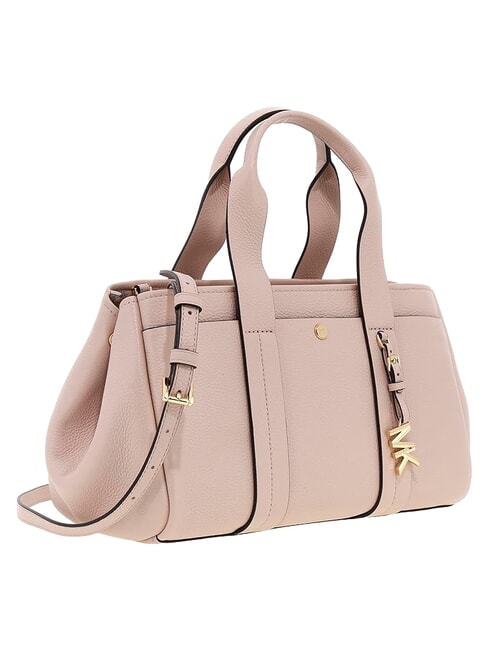 ROMEE Bolso de piel tipo cartera con bandolera rosa - Bolsos Mujer