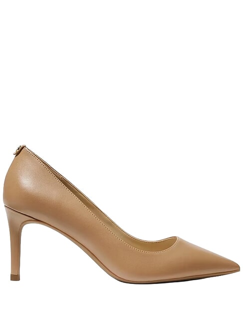 ALINA escote de cuero marr&oacute;n - Zapatos Mujer